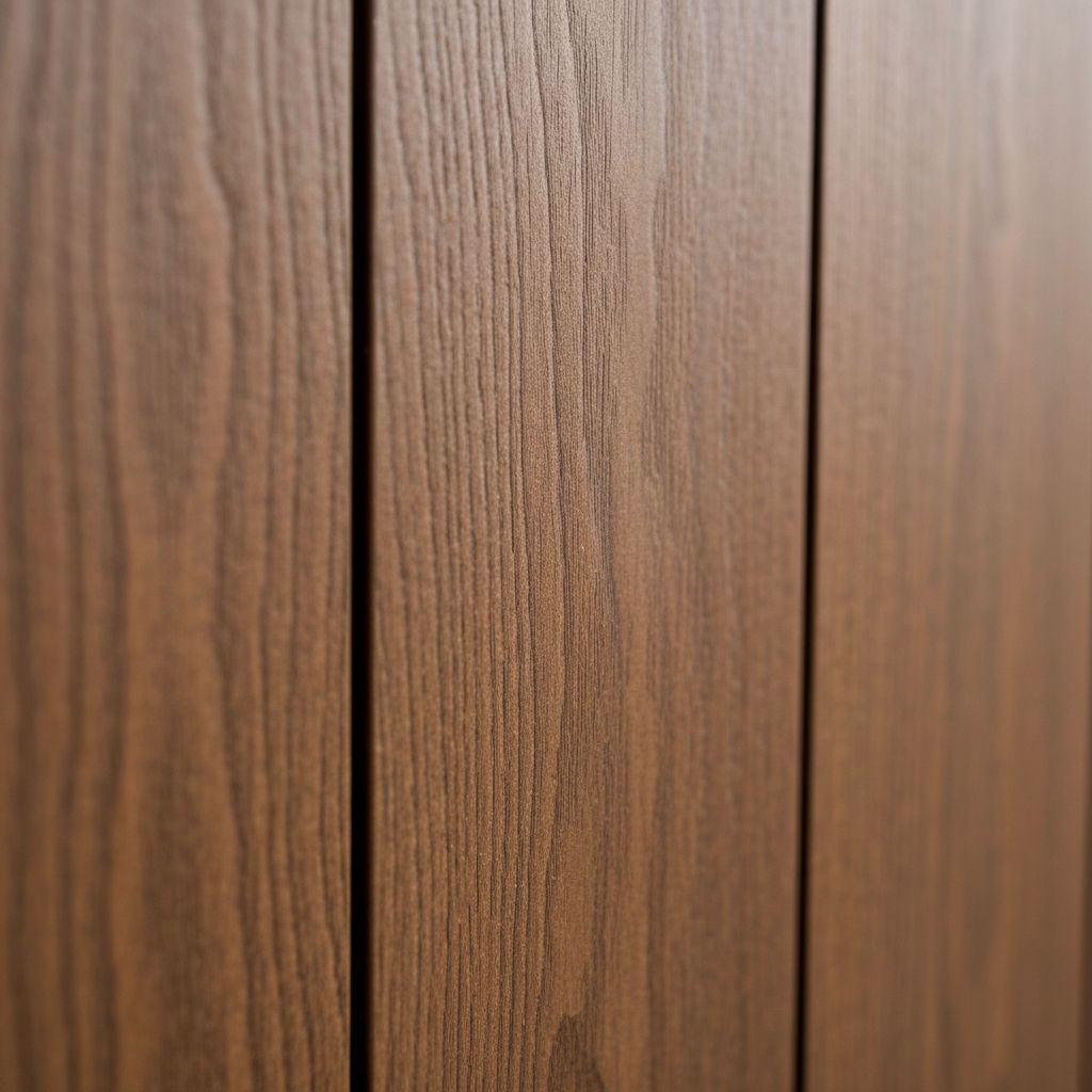 Walnut Brown WPC composite fence color option